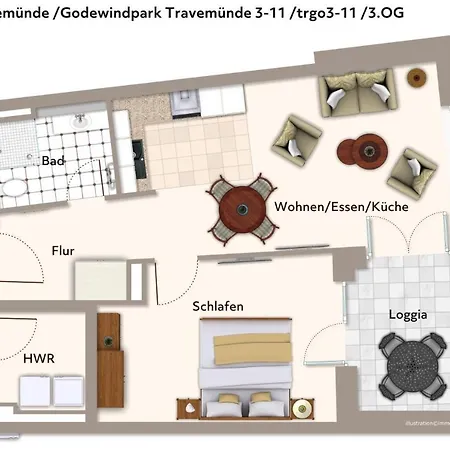 Godewindpark Travemuende Godewindpark Travemuende 3-11 *